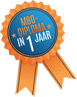 MBO in 1 jaar badge
